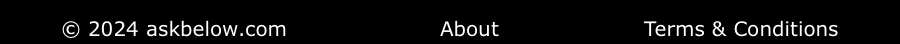 © 2024 askbelow.com.....................About....................Terms 